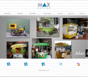 Thiết kế website  maxd.vn